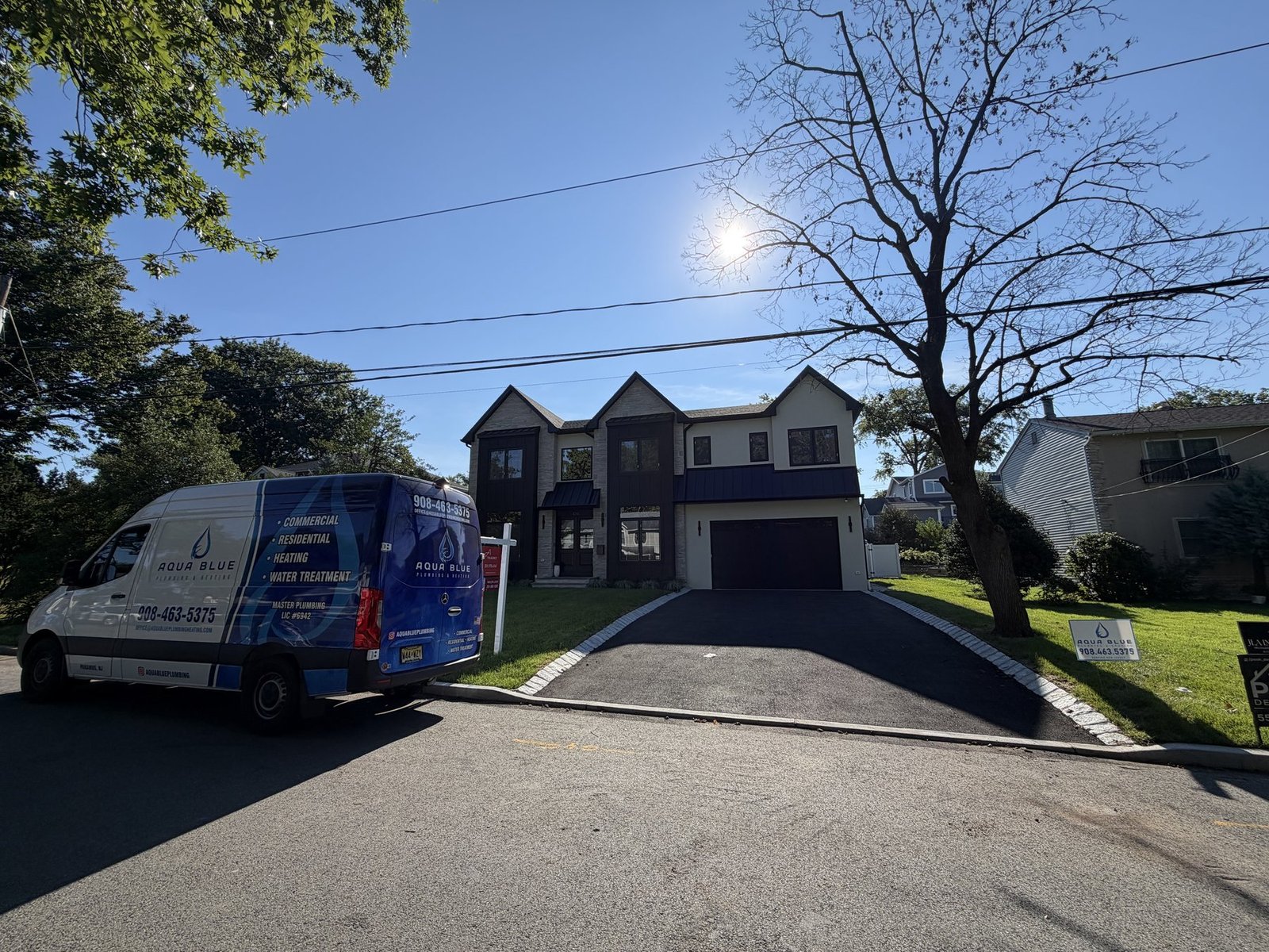 The Aqua Blue Plumbing & Heating team