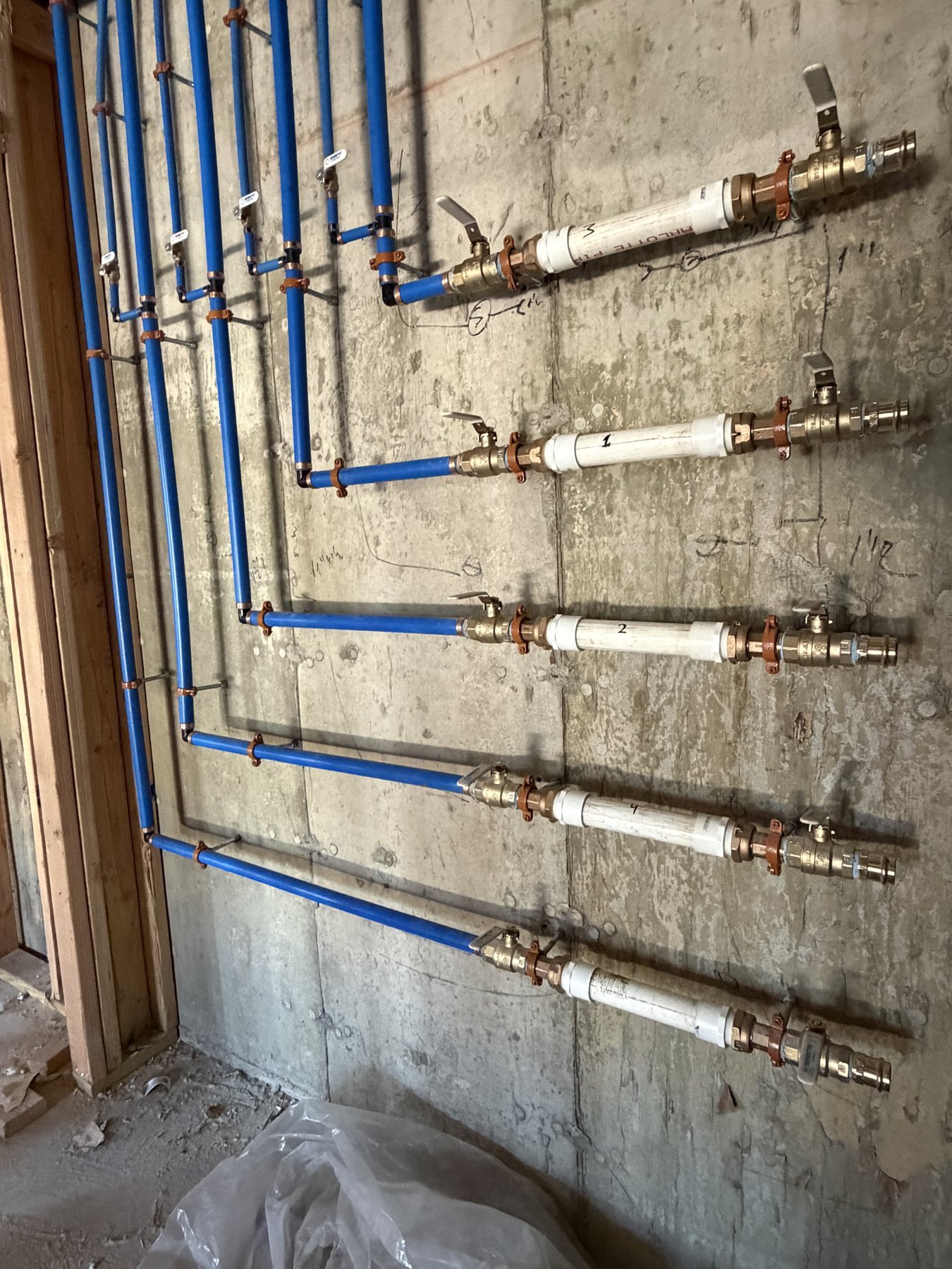 Completed plumbing work by Aqua Blue in Closter