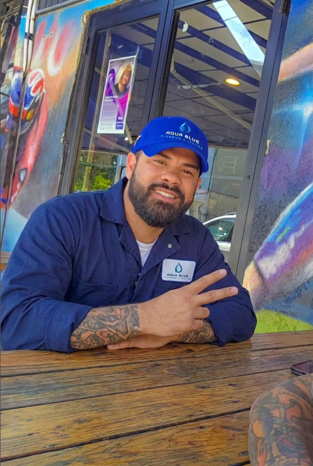 Marlon Batista, owner of Aqua Blue Plumbing & Heating